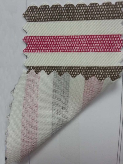 SX- YAXG 深藍粗條20*20/128/56 藍點花T65/C35 21*21/100*52 耐漂白水 耐氯漂 制服 Anti bleaching bleaching resistant 正面照